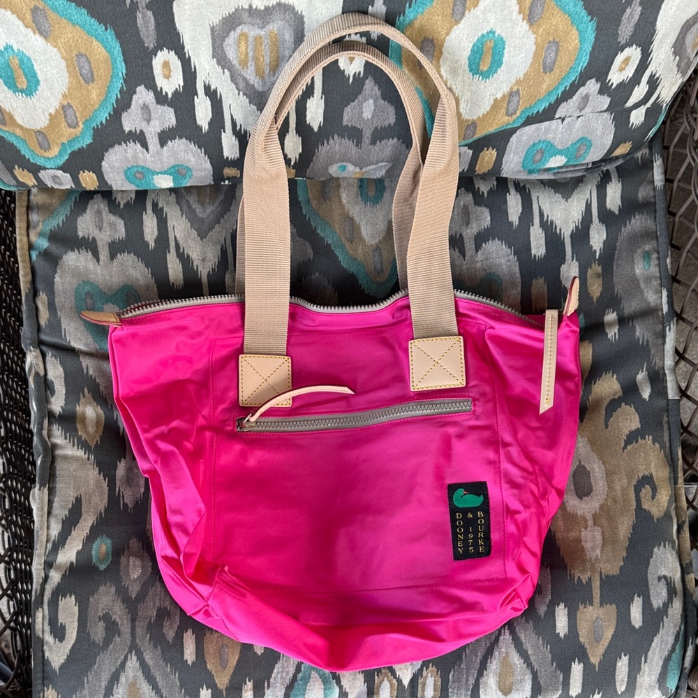Dooney & Bourke Bright Pink Tote Bag